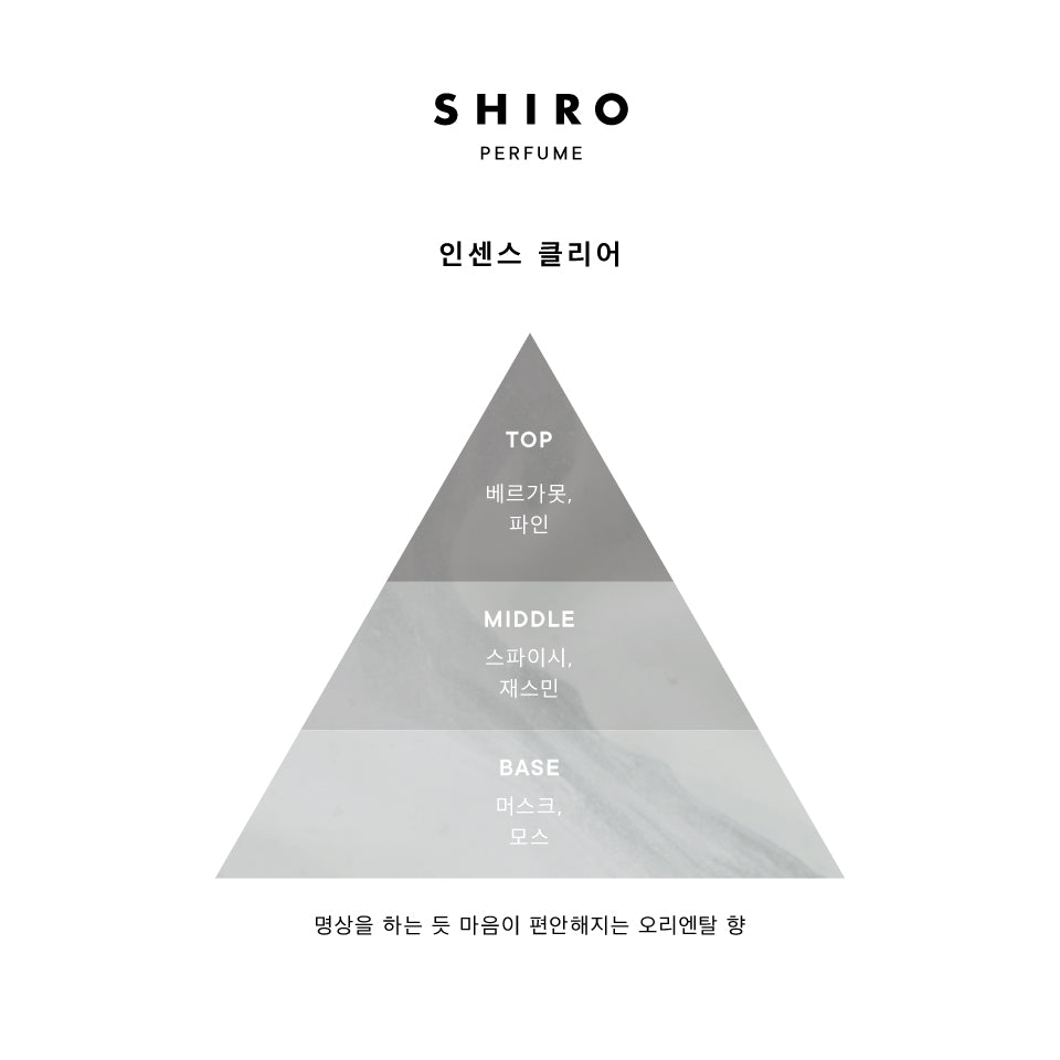 인센스 클리어 오 드 퍼퓸